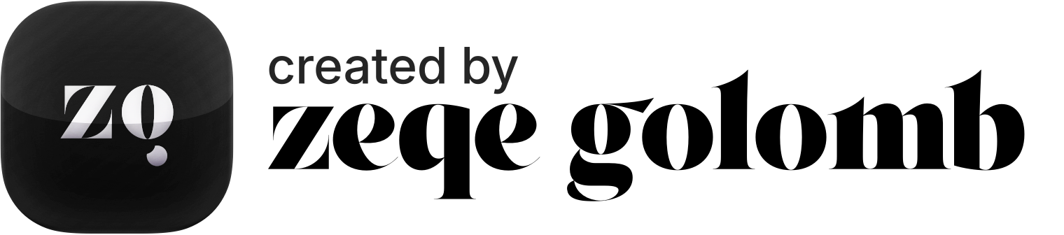 created by zeqe golomb